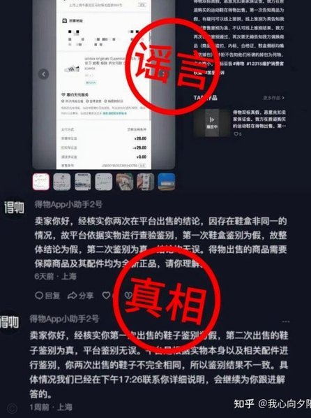 得物平台真伪解析