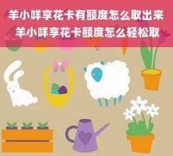 羊小咩消费额度如何安全提现